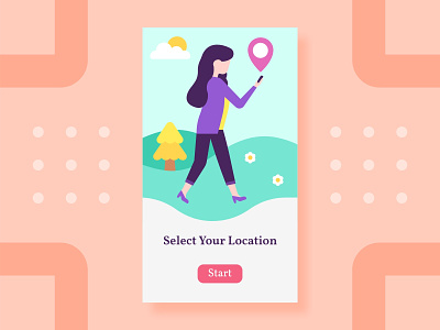 Select Location gps gps tracker location location pointer maps mobile app mobile application route search