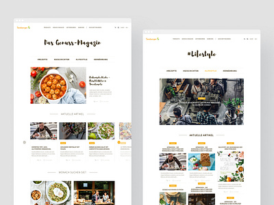 Seeberger Magazine b2c brand design magazine design responsive design uxui design web design