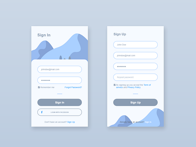 Daily UI - Sign Up adobe xd daily ui sign in sign up ui ux