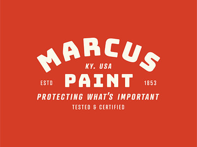 Marcus Paint Logo Concept