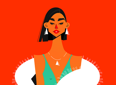 Woman character design figma illustration illustrator krivaya vector woman