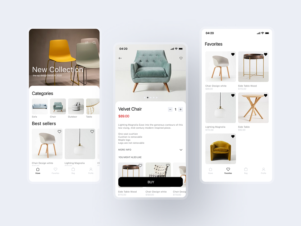 Browse thousands of Furniture App images for design inspiration | Dribbble