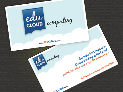 Cloud Computing Business Card Comp business cards print