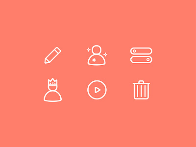 Icon set app icon icons illustration outline tbnt