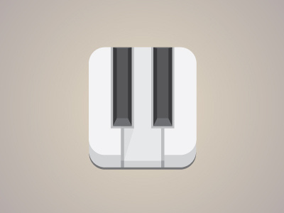 Piano.ico flat icon music piano