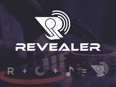 Revealer logo designed by Grafiv flat logo hire me minimalist logo minimilist modern logo