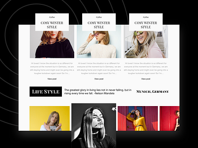 Landing page UI/UX design desktop fashion flat graphic design landingpage minimal ui ux website design