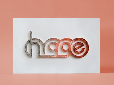 HYGGE design hand lettering illustration lettering paper art quilled paper art quilling tactile typography typography