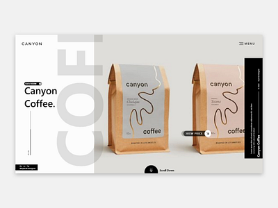 Coffee Web UI design dribbble graphic graphicdesign job logo type typography ui ui design ui ux uidesign uiux uiuxdesign ux ux design uxdesign wierd work