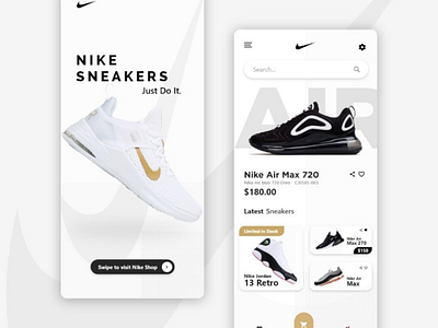 Nike App UI