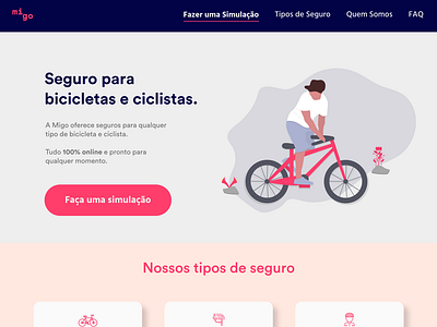 Landing Page Migo (fictional company)