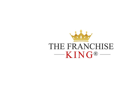 Logo for The Franchise King® design franchise franchising logo