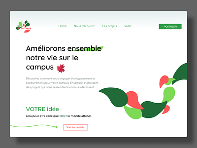 Web Design Créa'Trees animation app design environment flower graphic design illustration logo motion graphics natural project prototype tree typography ui ux vector