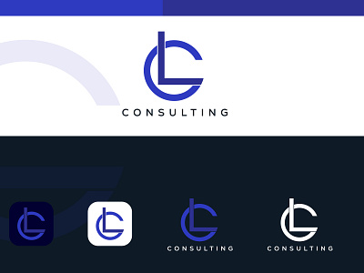 LC Consulting Recovered design icon logo logodesign minimal logo