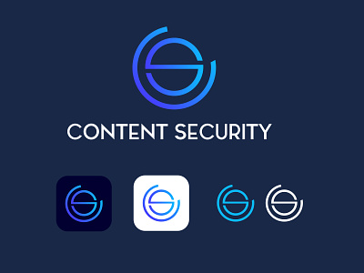 content security design logo logodesign minimal minimal logo