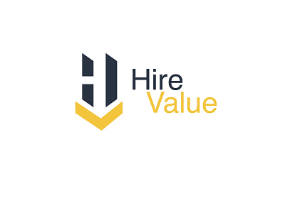 hire value logo logodesign minimal minimal logo modern