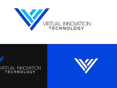 virtual innovation technology logo logodesign minimal minimal logo modern