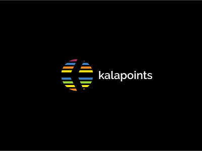 kalapoints logo minimal logo modern travel logo