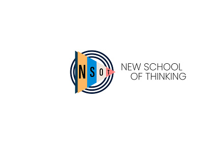 new school of thinking logo logodesign minimal modern
