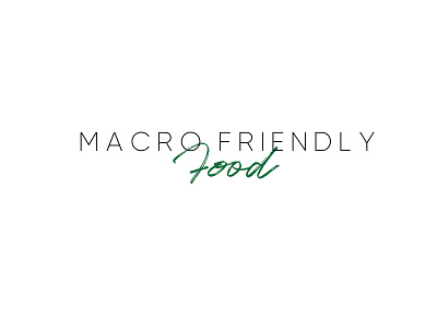 macro friendly food