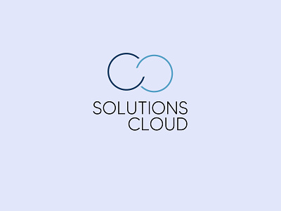 solutions cloud design logo logodesign minimal minimal logo modern