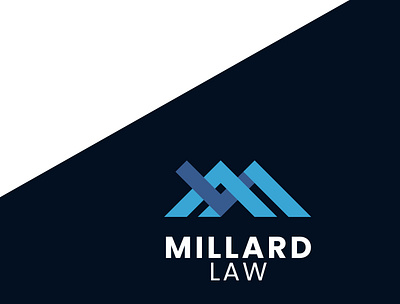 millard law design logo logodesign minimal minimal logo modern