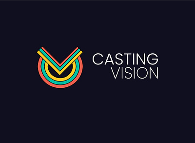 Casting Vision design logo logodesign minimal minimal logo modern