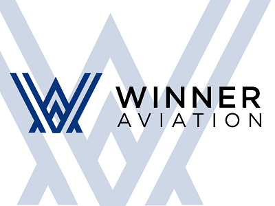 winner aviation design logo logodesign minimal minimal logo modern