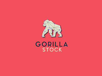 Gorilla Stock design logo logodesign minimal minimal logo modern