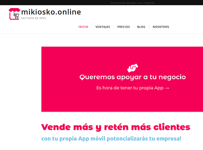 mikiosko.online Website landing page design landingpage website website design