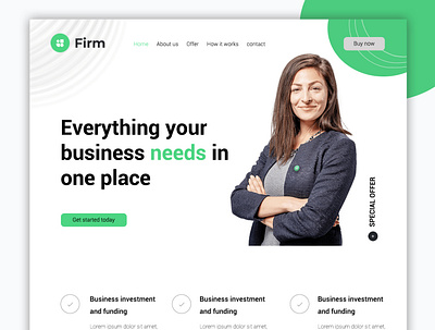 Business website