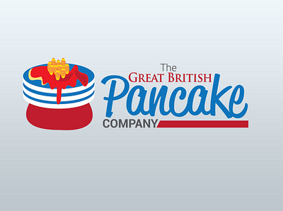 Pan Cake Logo beautiful branding design graphic design illustration logo logo design ui ux vector