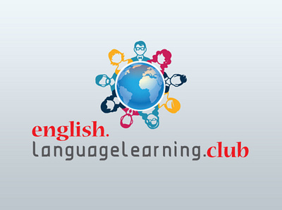 Language learning Club Logo 3d animation beautiful branding design graphic design illustration logo logo design motion graphics ui ux vector