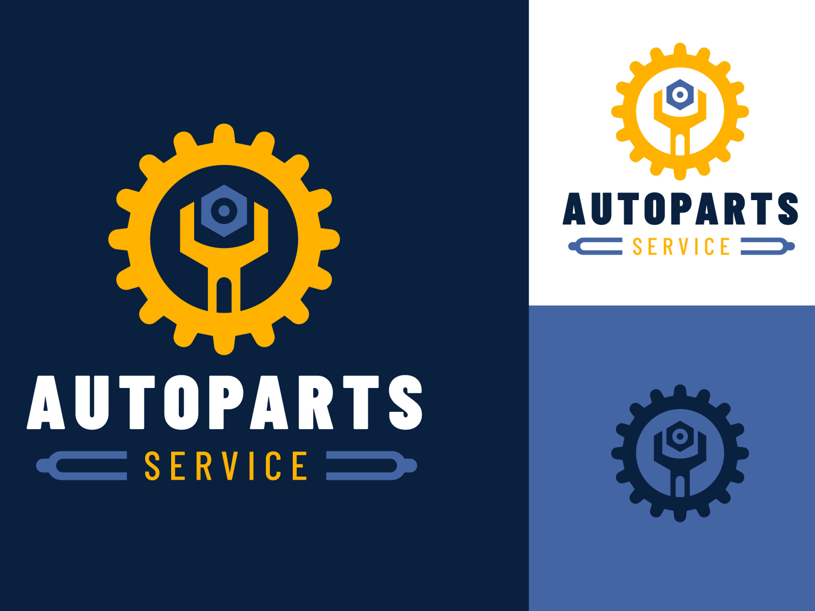 Auto Parts logo by Mansoor alam on Dribbble