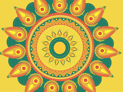 Sunflower affinity designer aztec bauhaus bauhaus art eligo eligo design eligodesign ethno floral floral design geometry illustration mesoamerican mexican sun sunflower sunflower illustration tribal vector art vector illustration