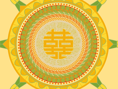 Wheel of Dharma bauhaus bauhaus art dharma dharma wheel double happiness geometry happiness illustration spiritual vector art vector illustration wheel