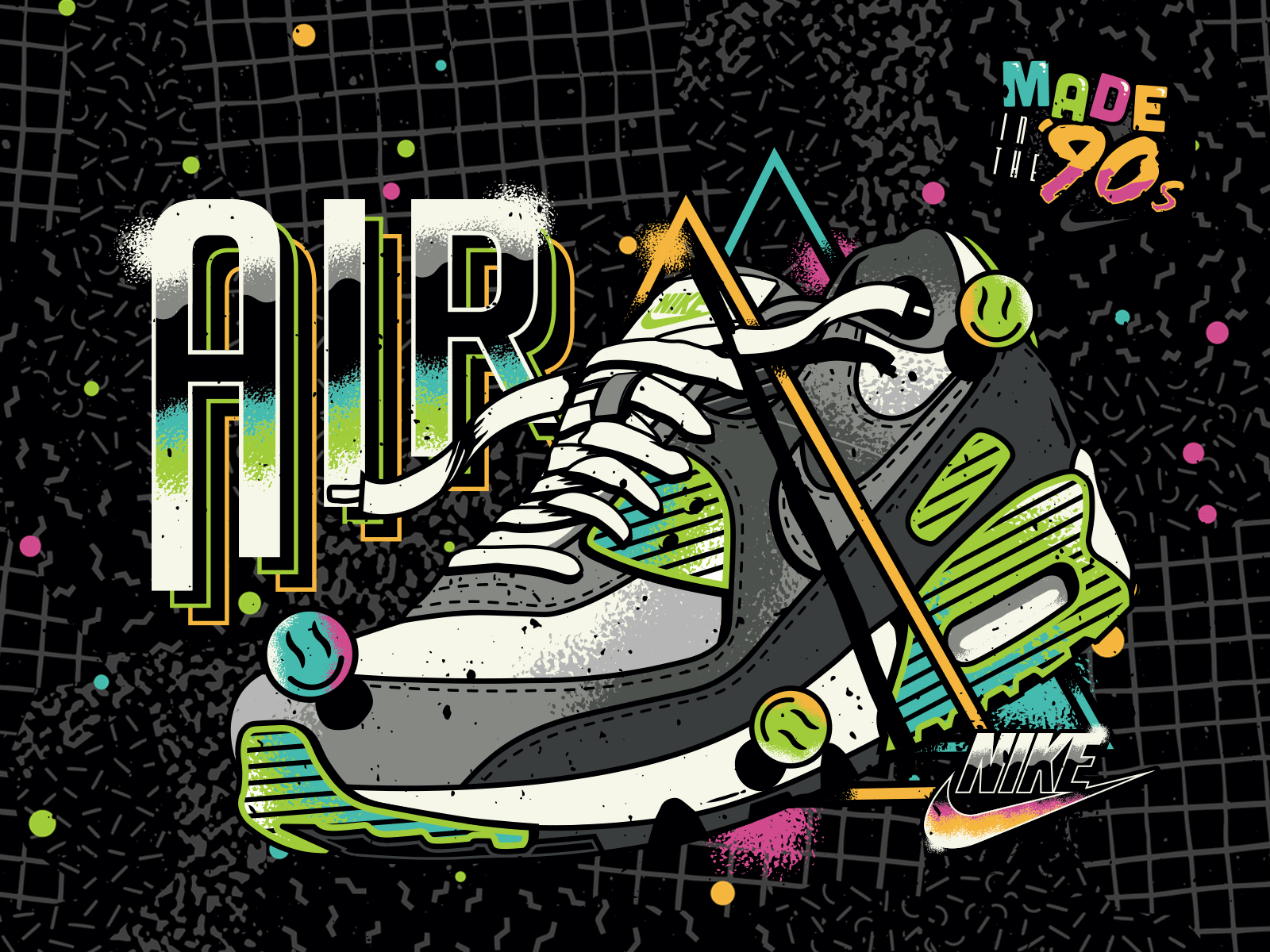 nike retro design