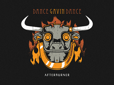 Dance Gavin Dance - Afterburner apparel band dance gavin dance illustration merch vector