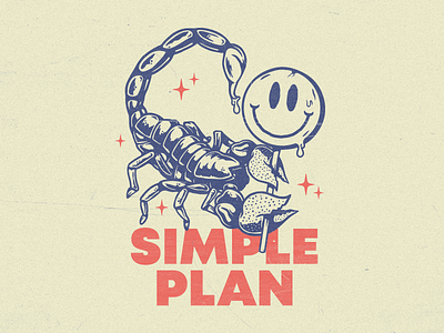 Simple Plan apparel band illustration merch pop punk simple plan vector