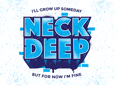 Neck Deep Wall apparel grunge merch neck deep pop punk t shirt