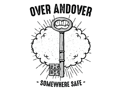 Somewhere Safe cloud keys merch over andover pop punk sunburst