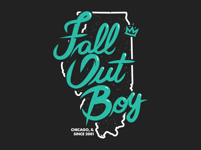 Fall Out Boy Chicago by Vinicius Gut on Dribbble