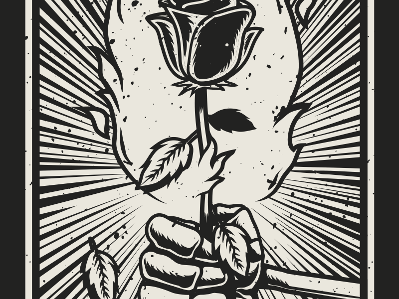 Burning Rose by Vinicius Gut on Dribbble