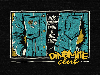 Dinamite Club - Jacket apparel band dinamite club estaiada glam illustrator jacket merch merchan pop punk rock sao paulo