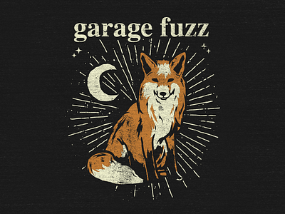 Garage Fuzz - Fox apparel band fox garage fuzz hard core merch vector