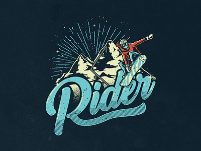 Rider - Snowboard california mountain rider snow snowboard sport vector