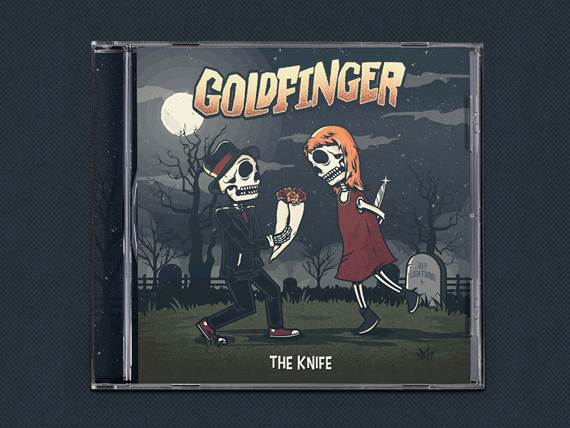 Goldfinger - The Knife album band blink 182 cover goldfinger hard core john feldmann mark hoppus merch mxpx rise records ska