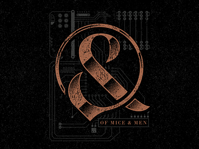 Of Mice & Men apparel band illustration men merch metal music of mice