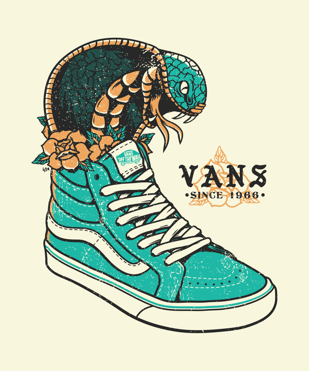 Vans - Snake by Vinicius Gut on Dribbble