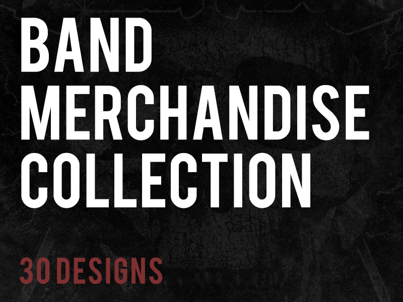 Band Merchandise Collection vector merchandise t-shirt goldfinger julien baker pop punk music band apparel merch